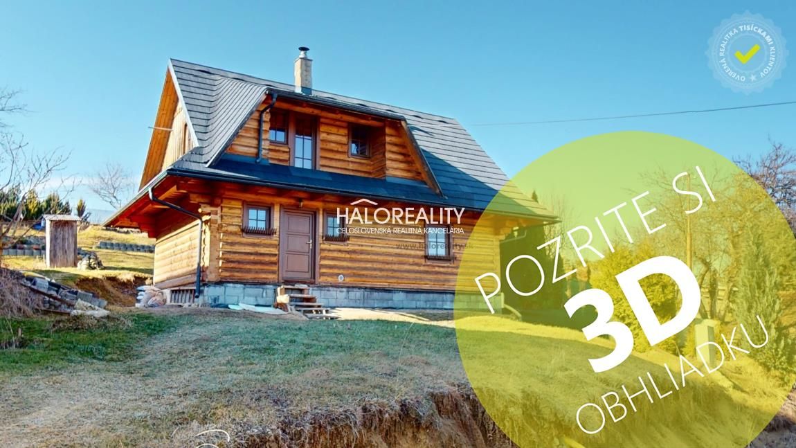 HALO reality - Predaj, rodinný dom Dúbrava, drevenica/zrub -