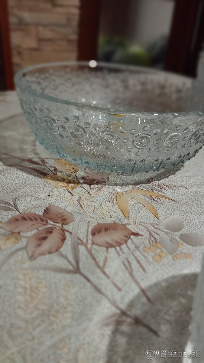 Bohemia kryštál misa +6 menších