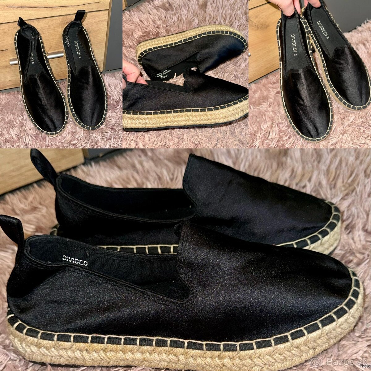 Divided stylove damske letne espadrilky