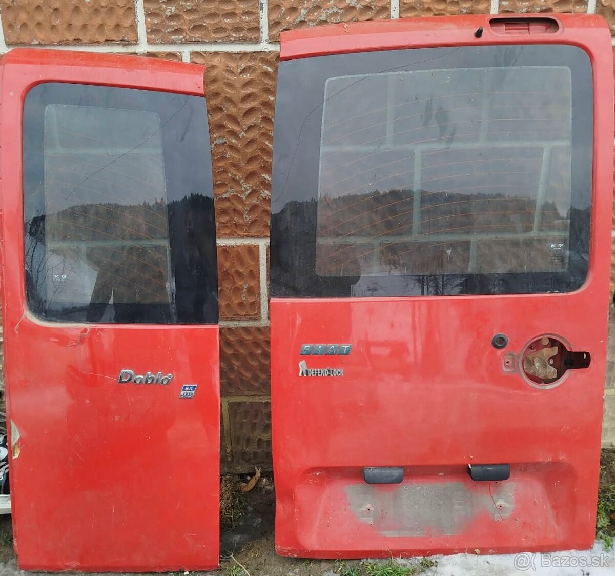 Zadné dvere Fiat Doblo