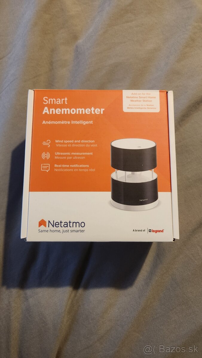 Netatmo Anemometer uplne novy nepouzity