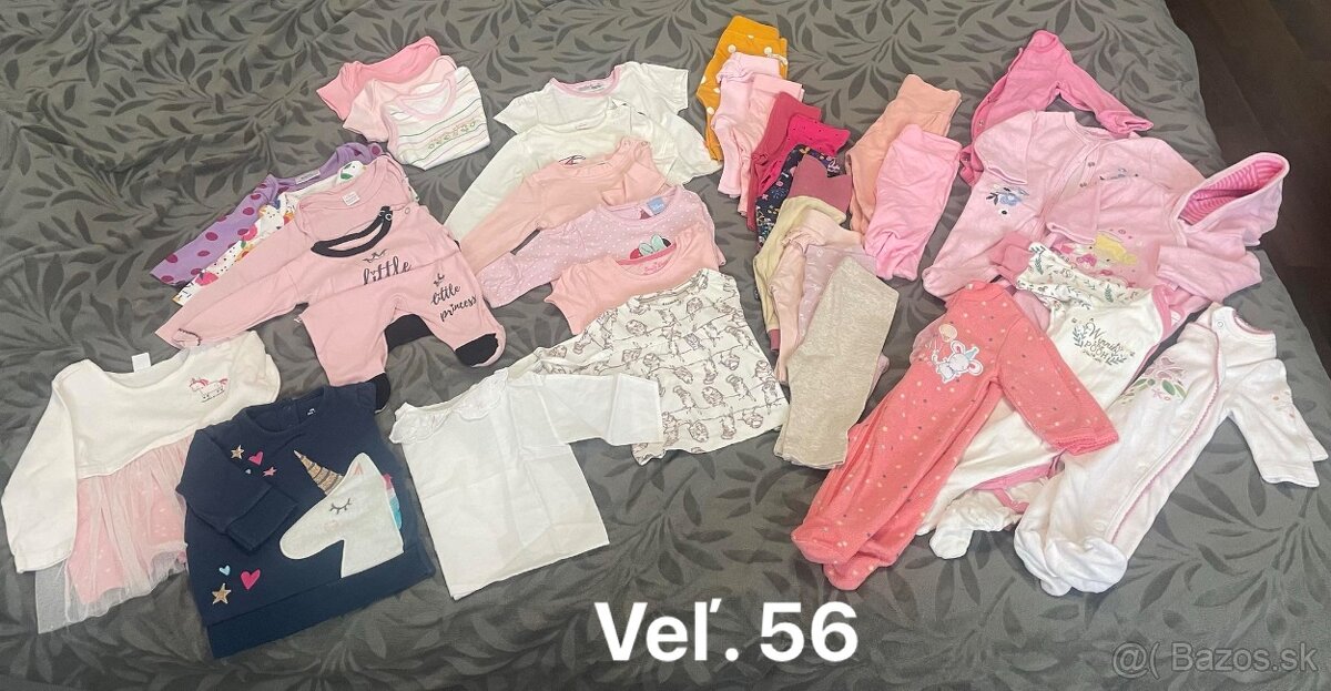 Oblečenie pre bábätko dievčatko