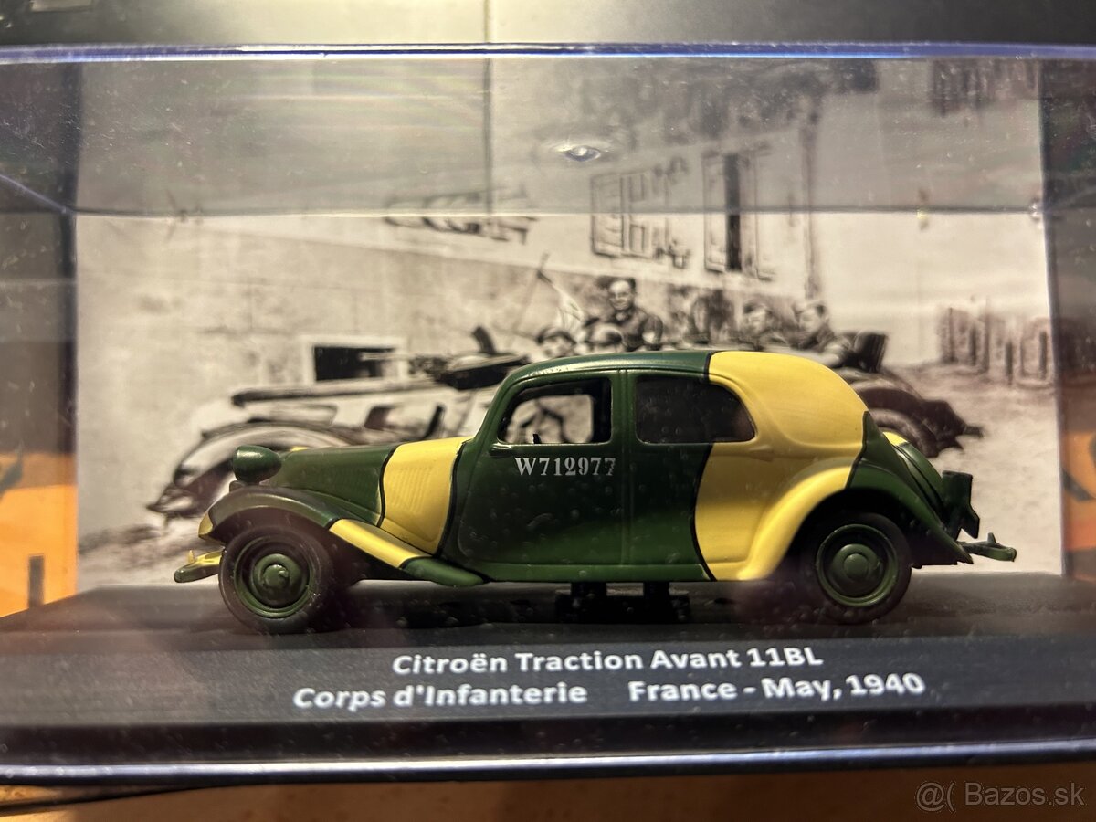 Model vojenského automobilu Citroën 1:43