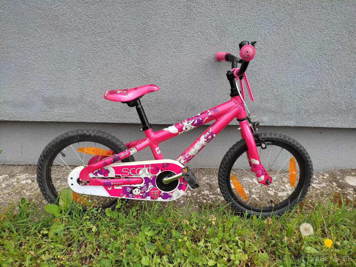 Bicykel Scott 16, ružový