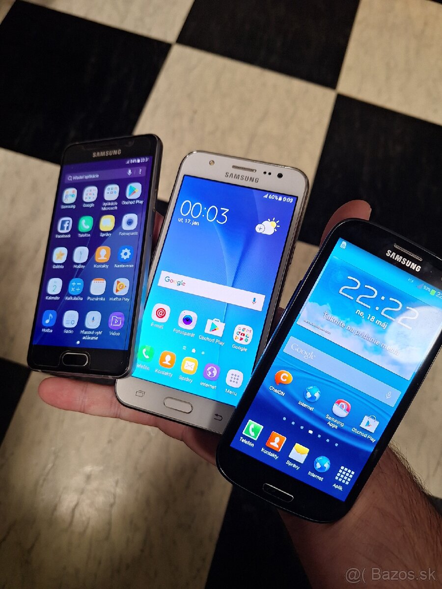 Predám 3ks Samsung staršie modely -