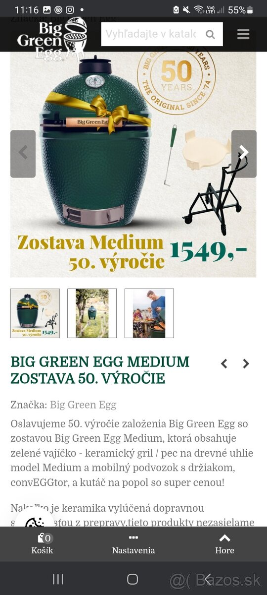 Big green egg gril
