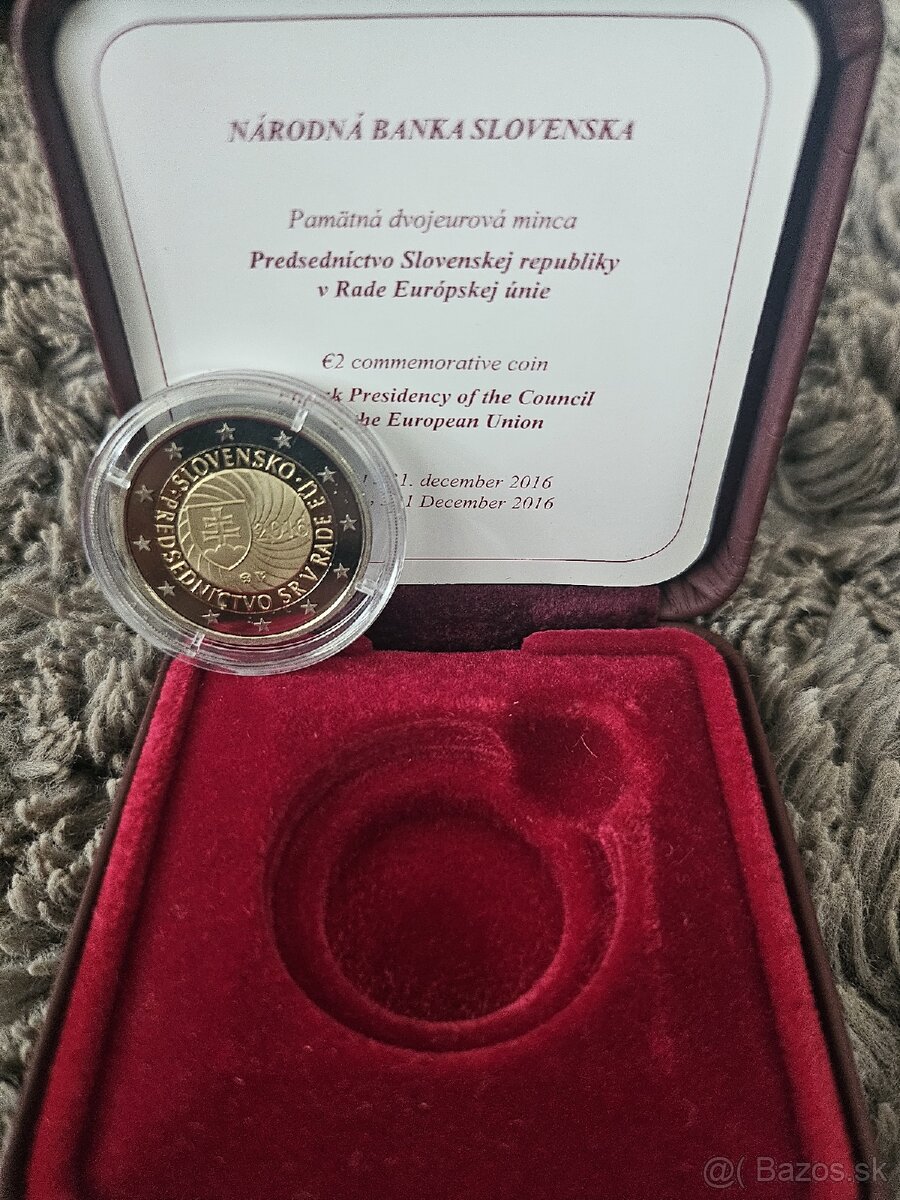 2€ Proof 2016 Predsedníctvo