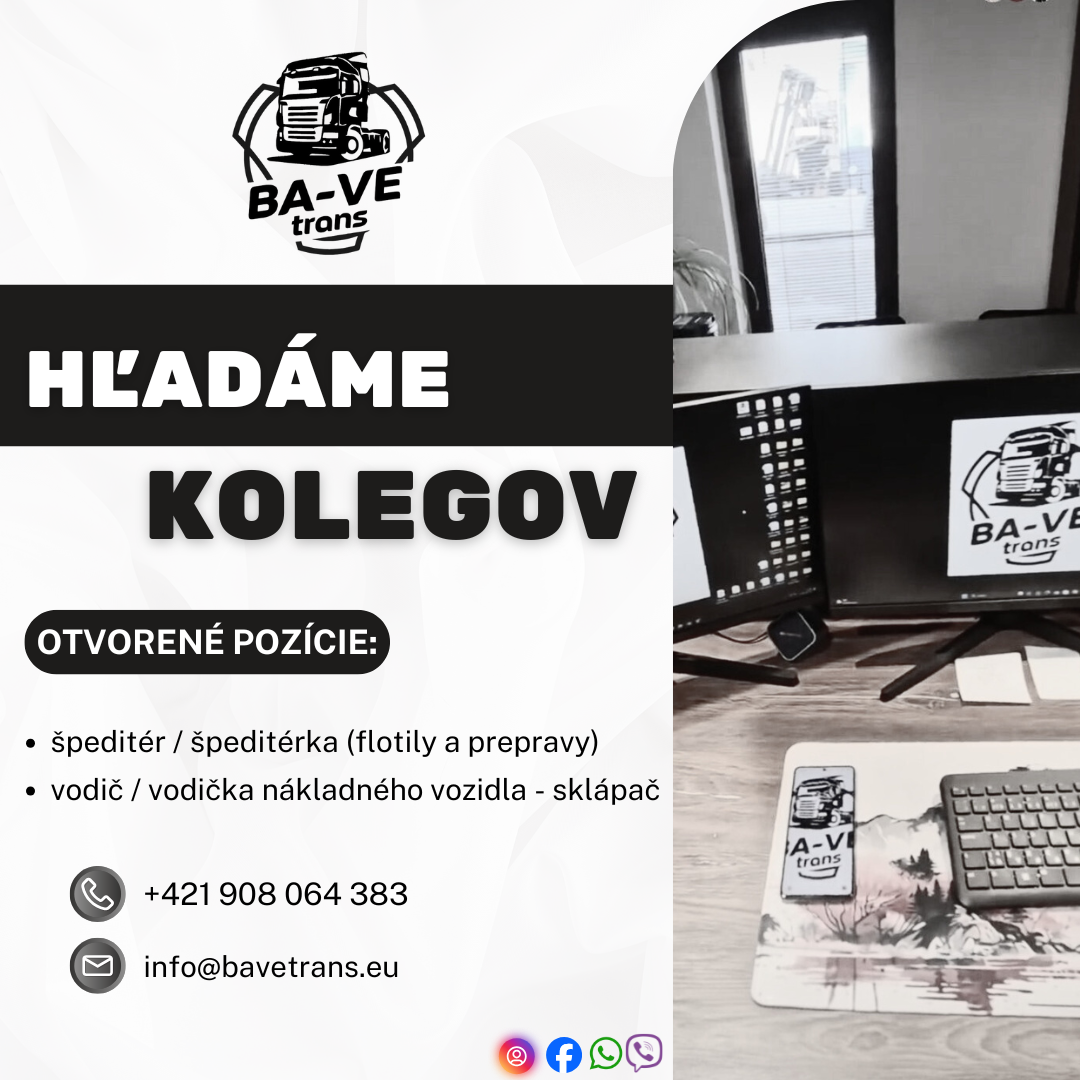Špeditér / Disponent kamiónovej dopravy