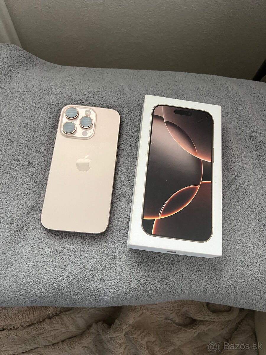 iPhone 16 Pro 256 GB Desert Titanium v ZÁRUKE