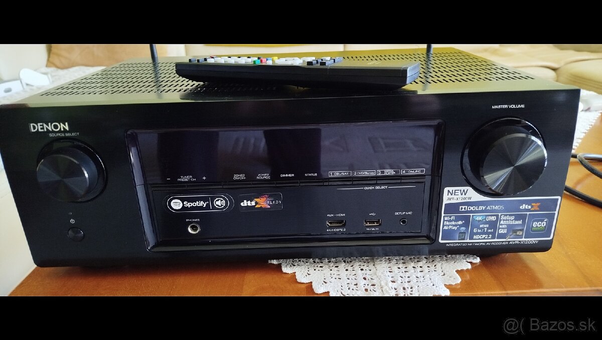 Predám AV receiver DENON AVR- X 1200W , Dolby Atmos