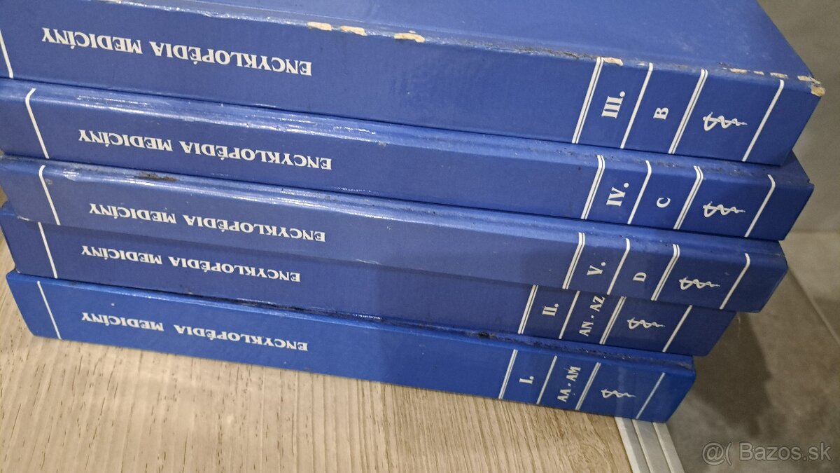 Predám knihy encyklopédia medicíny 5 dielov