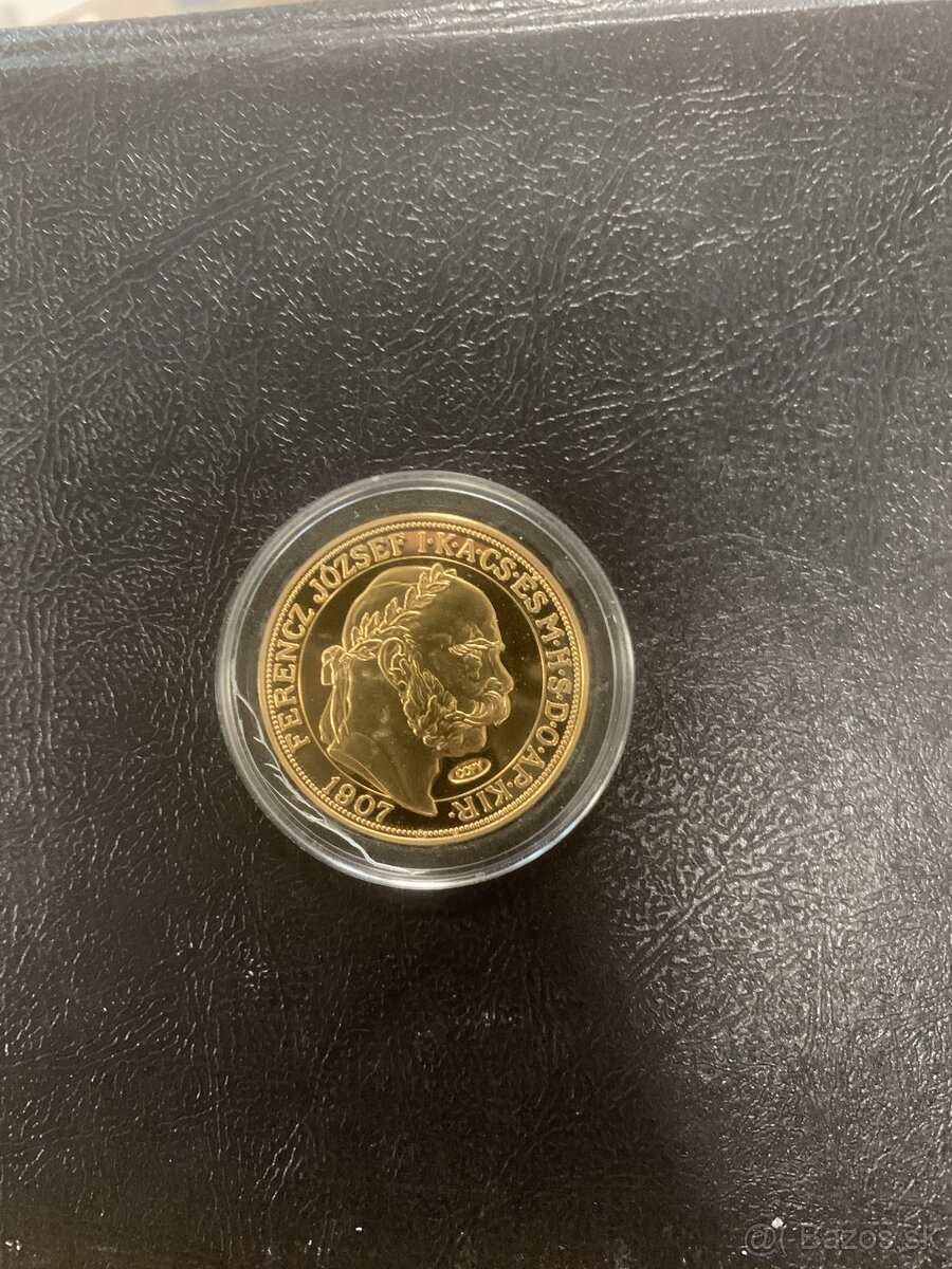 Zberateľská minca Franc Jozef 5 korún 1907 KB