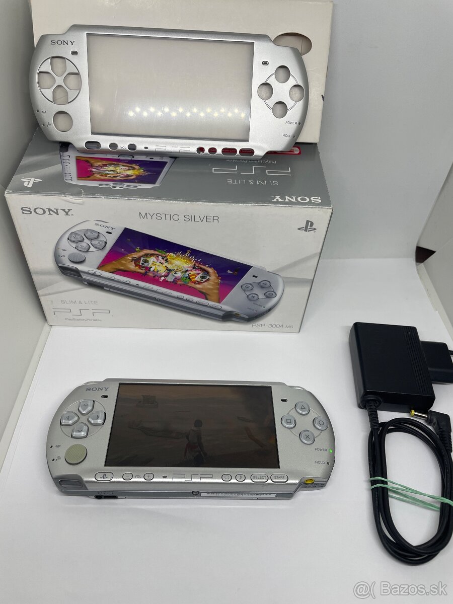 Sony PSP 3004 Playstation portable Mystic Silver
