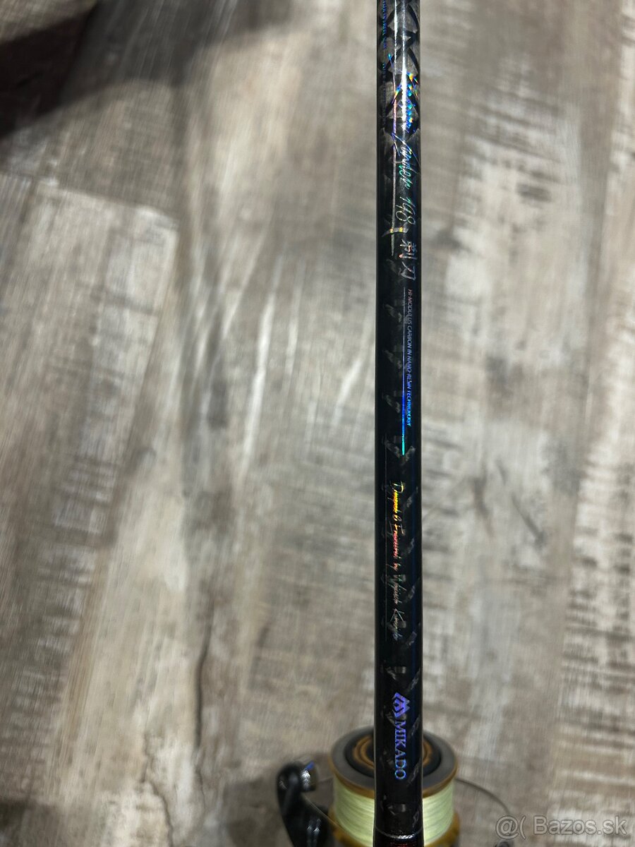 MIKADO Prívlačový prút KAMISORI ZANDER 198cm + naviják