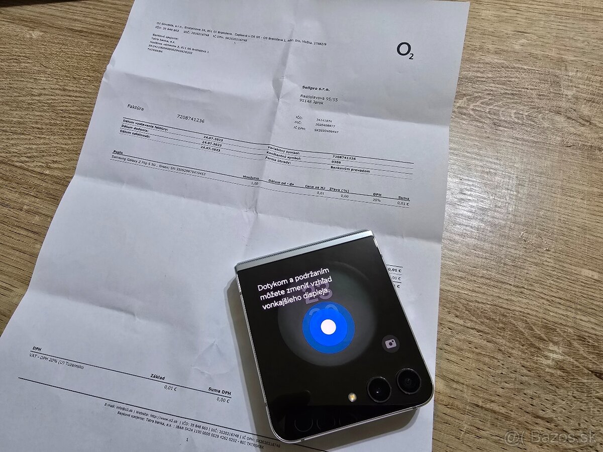 Samsung flip 5 256gb v top stave bez znamok pouzivania bol i