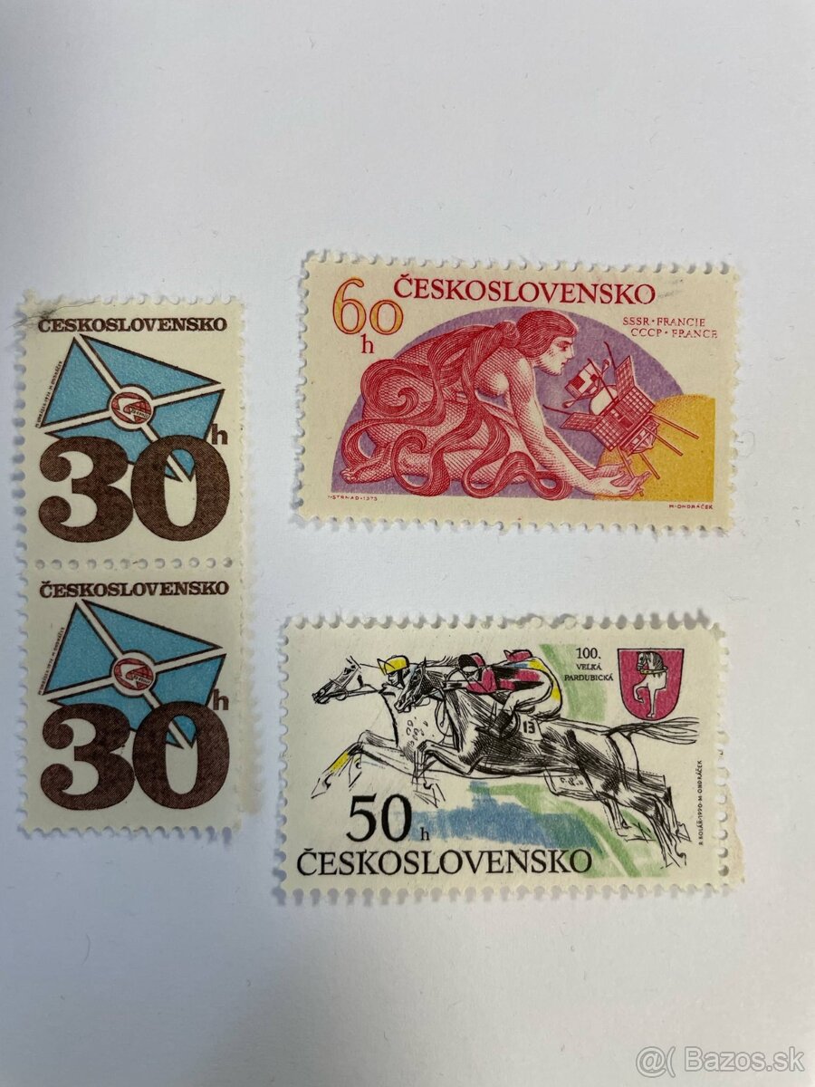 Poštové známky Československé