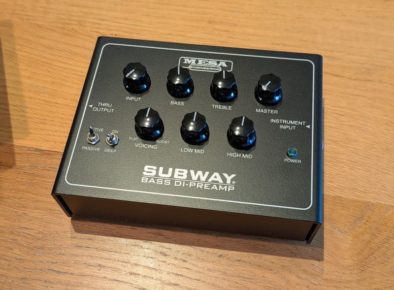bass preamp Mesa DI Subway