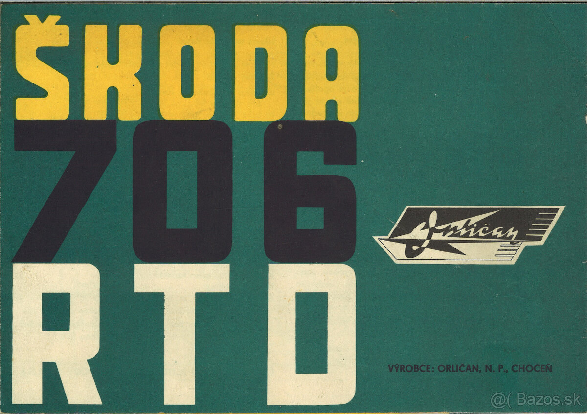 Prospekty - Škoda 706 RTD
