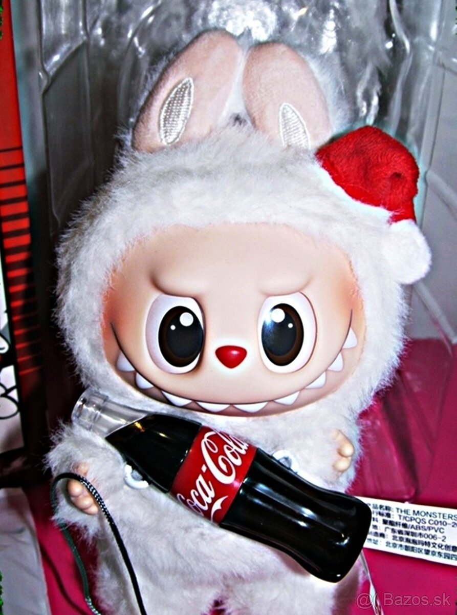 č.2👜🥤🔴Labubu originál POP MART Coca-Cola - limitka