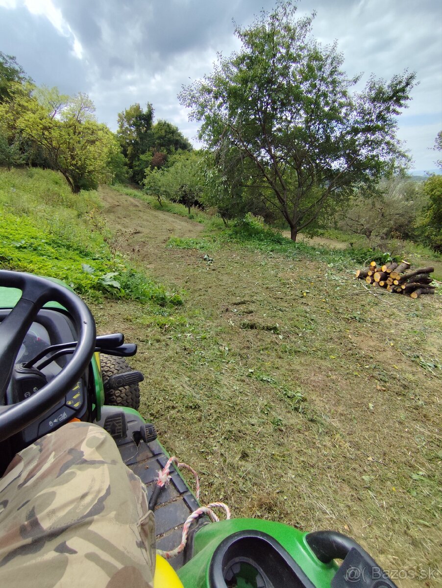 Čistenie a mulčovanie pozemkov, odstraňovanie náletov