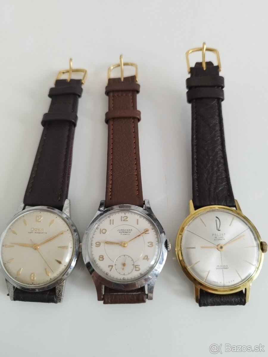 Predám hodinky Junghaus,Doxa,Poljot