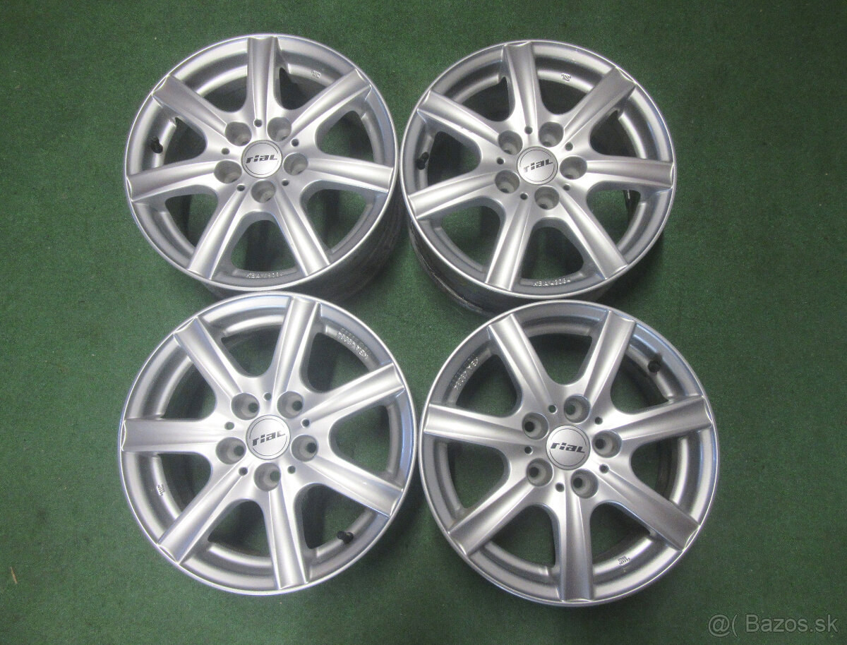 R15 hliníkové disky RIAL rozteč 5x110