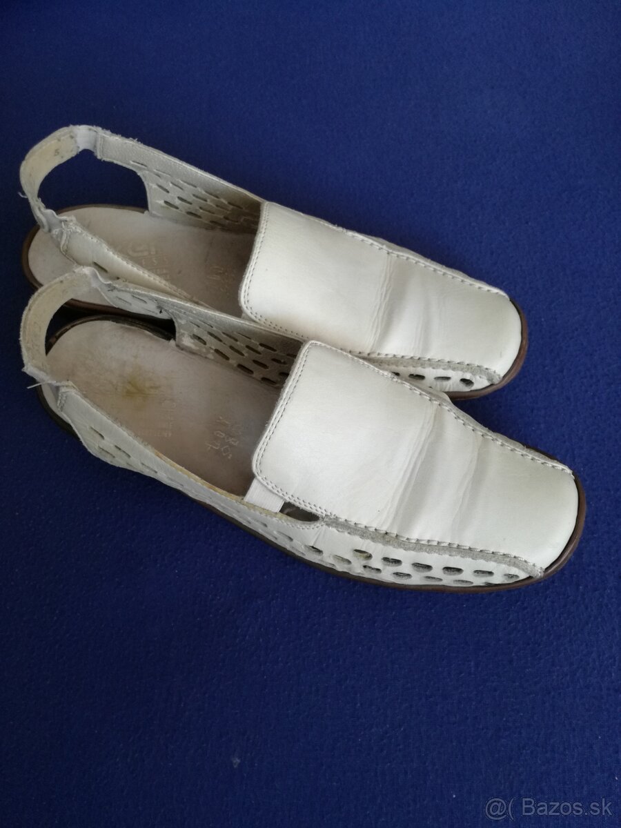 Kožené topanky Rieker v. 38