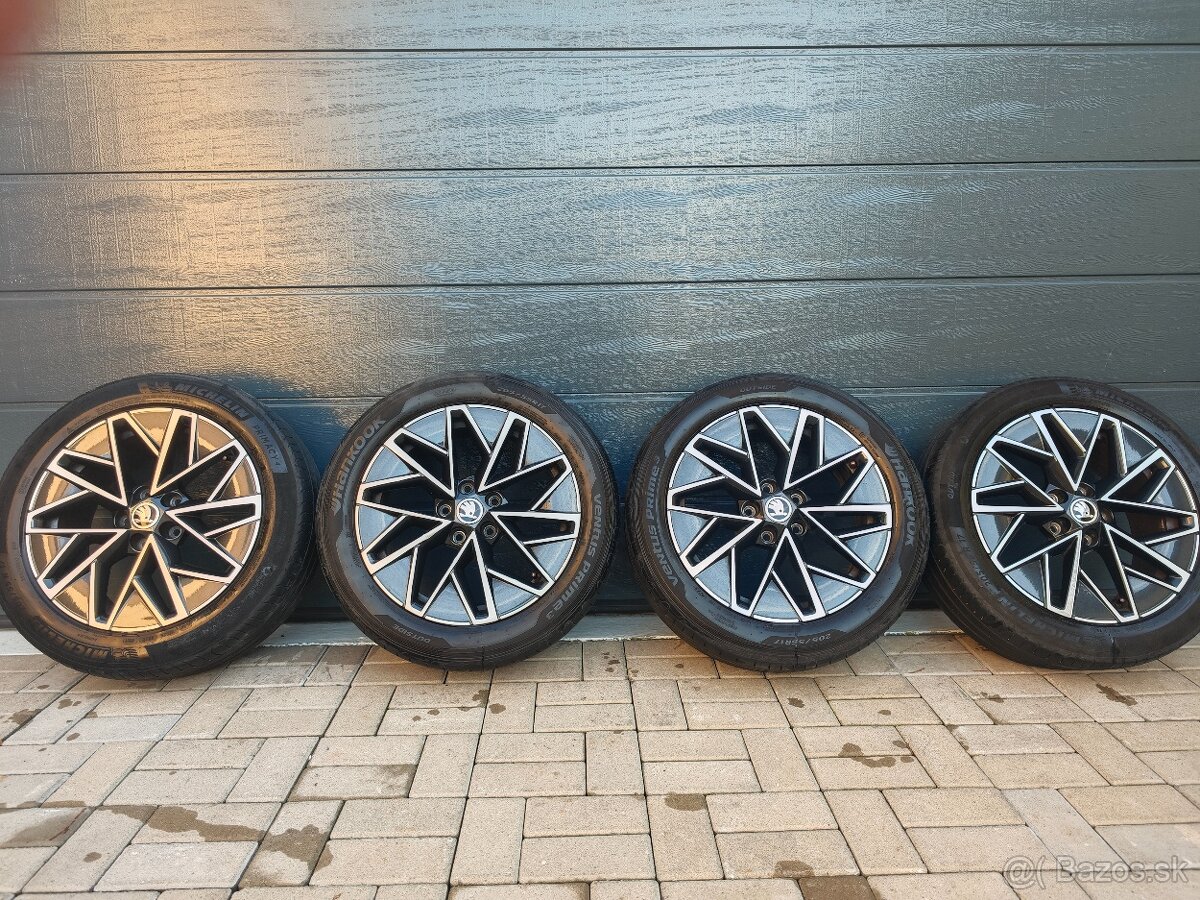 Originál Alu disky BORBET BBE PULSAR Škoda 5x112 r17