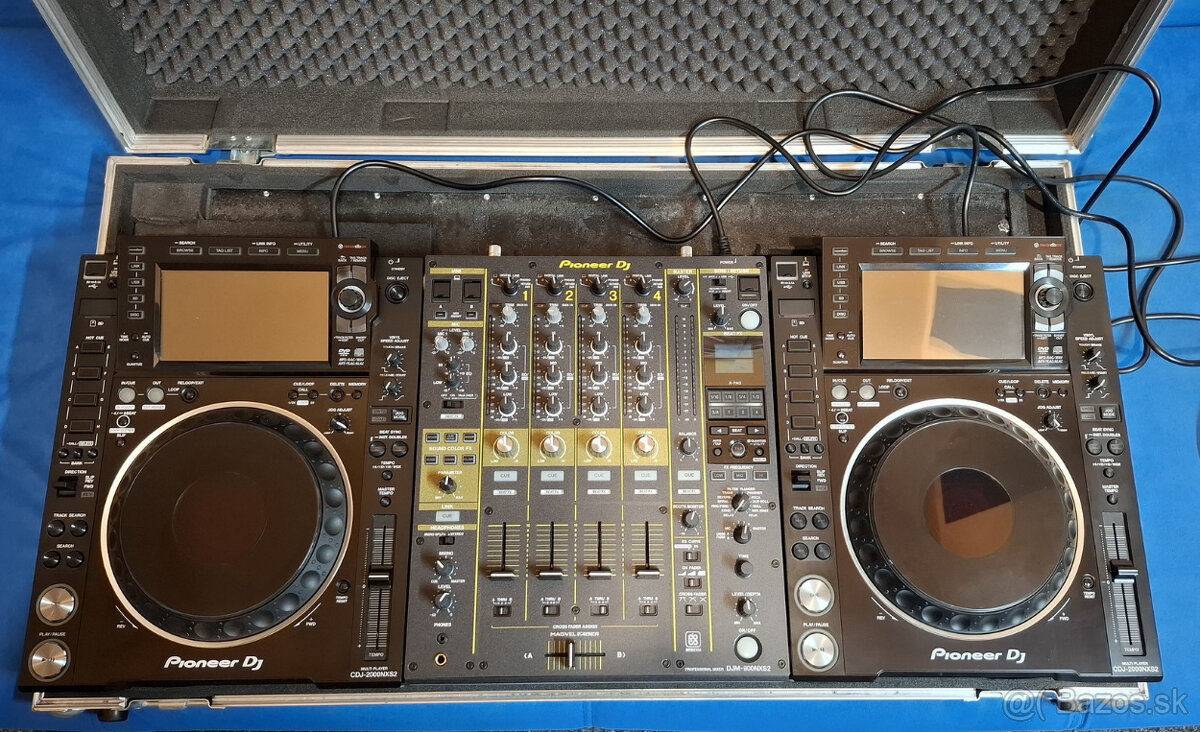 Predám DJ zostavu 2 x PIONEER CDJ-2000 NXS2 a DJM-900 NXS2