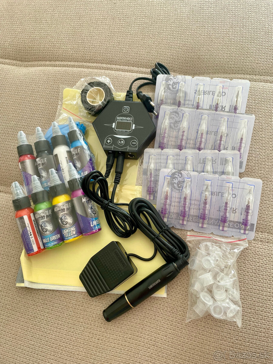 Tetovacie pero sada komplet 105