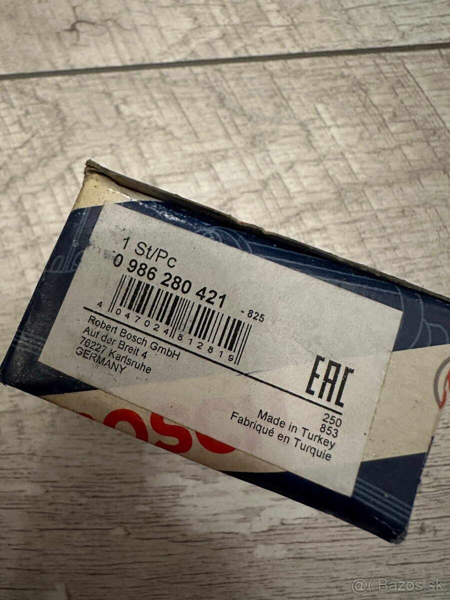 Novy Snímač impulzov kľukového hriadeľa BOSCH 0 986 280 421