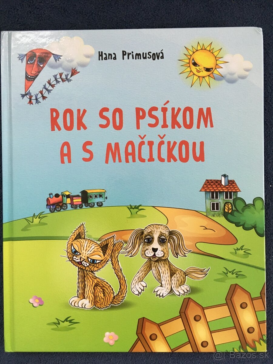kniha Rok so psíčkom a mačičkou