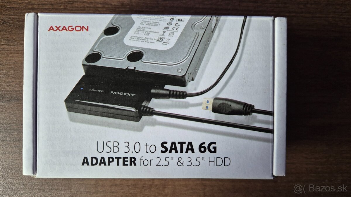 AXAGON USB 3.0 - SATA 6G Adapter 2.5 - 3.5 HDD SSD