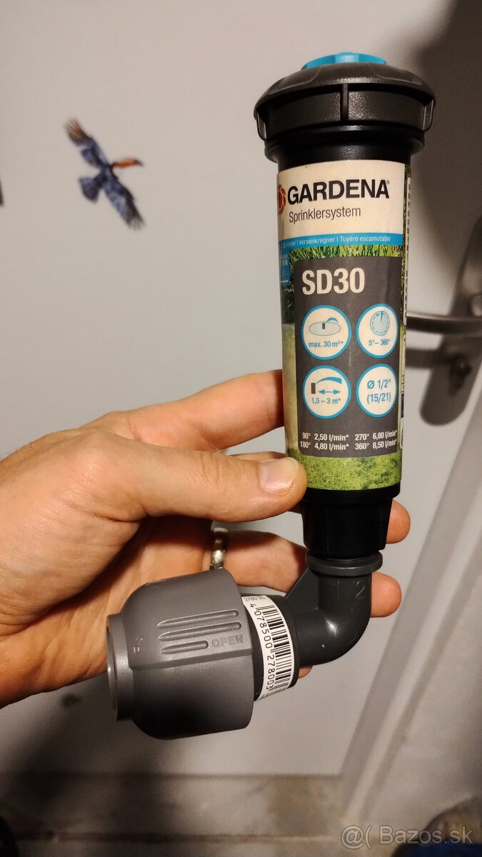 Gardena SD30 Zadažďovač výsuvný Novy