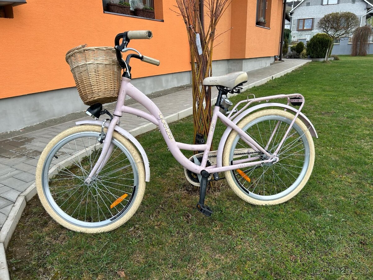 Predám dievčenský retro bicykel značky Goetze.