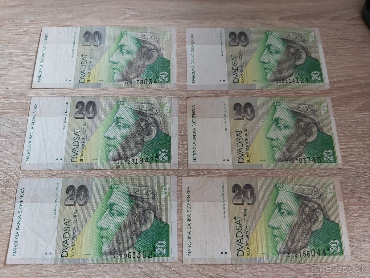 Staré bankovky 5