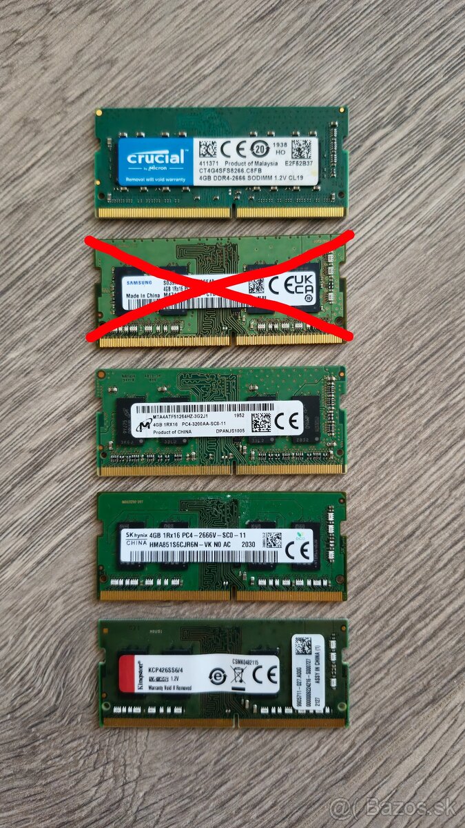 DDR4 SO DIMM 4GB PC4