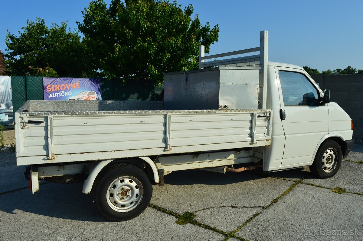 VOLKSWAGEN TRANSPORTER T4 valník 2,4D 57kW M5