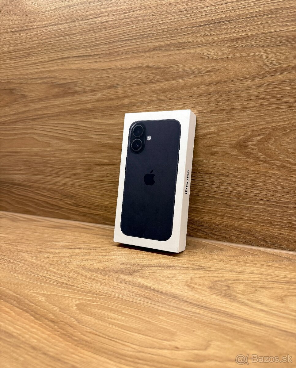 Apple iPhone 16 128GB Black - nerozbaleny, nový