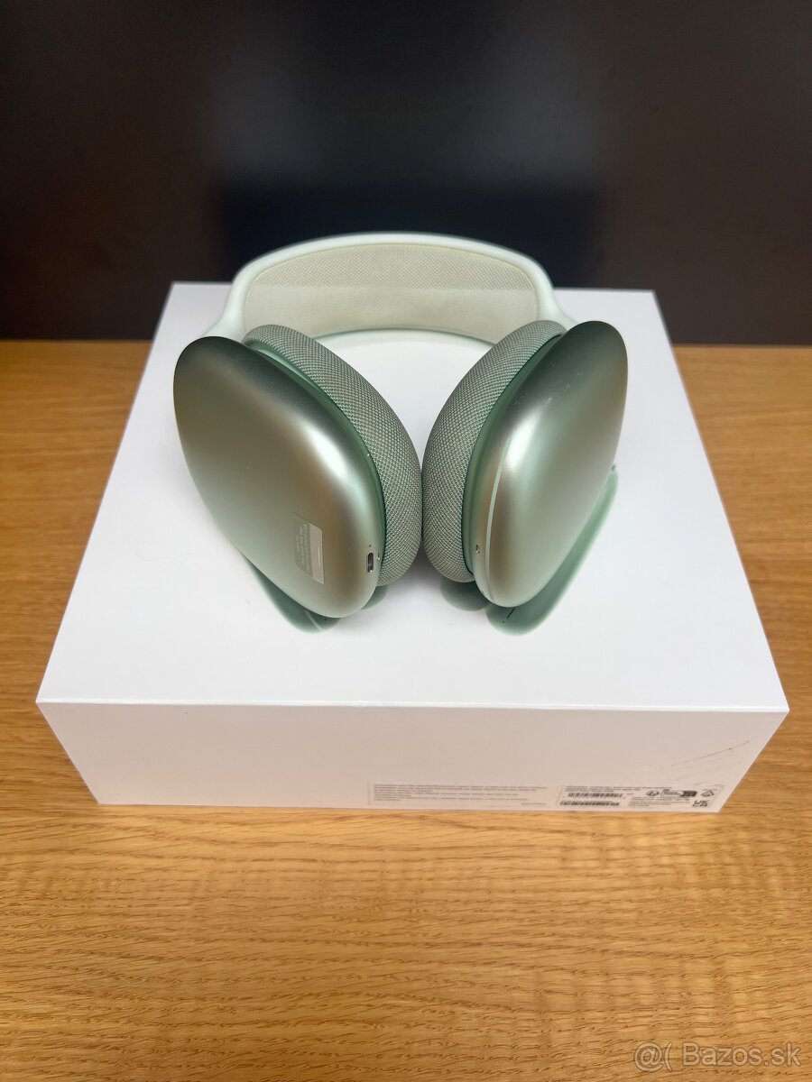 Predám airpods MAX, GREEN, TOP stav, ZÁRUKA
