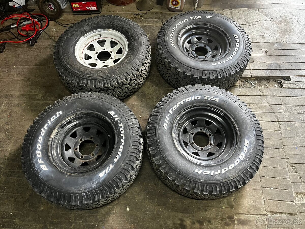 Predám bfgoodrich 31x10,5 r15