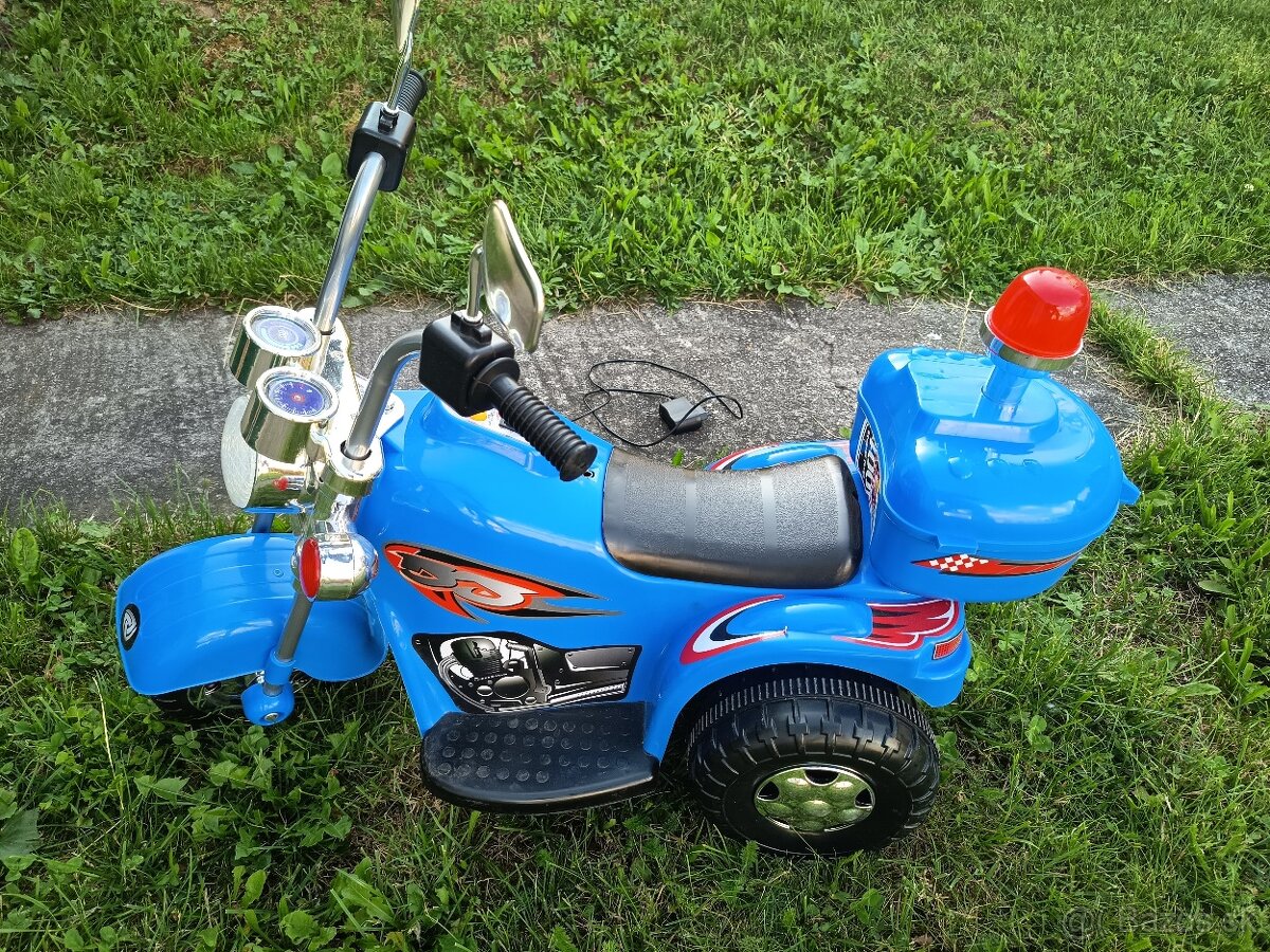 Elektrická motorka M8 - Modrá