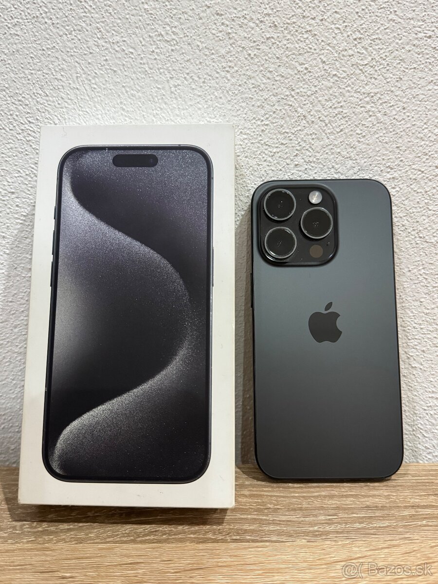 iPhone 15 Pro 128gb Black Titanium