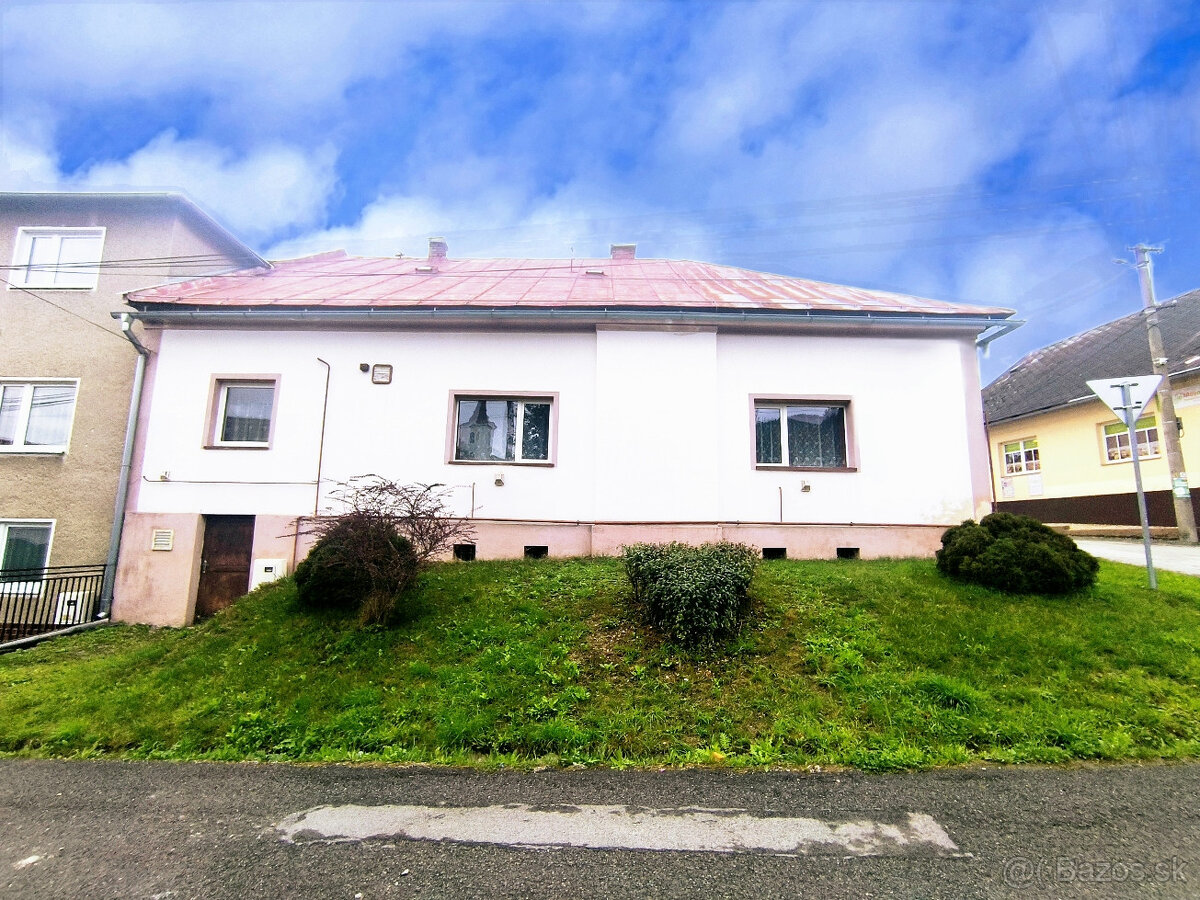 ZAUJÍMAVÁ NEHNUTEĽNOSŤ - BYTY, CHALUPA, DOMOV PRE SENIOROV,