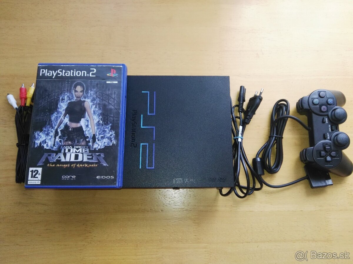 Herná konzola - Sony PlayStation 2 FAT + príslušenstvo 1 hra