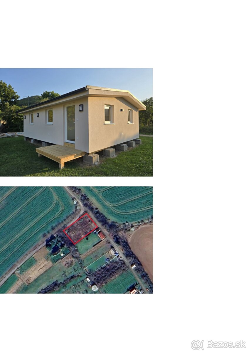 Na predaj – Rekreačný pozemok + drevodom 48 m2 pri Leviciach