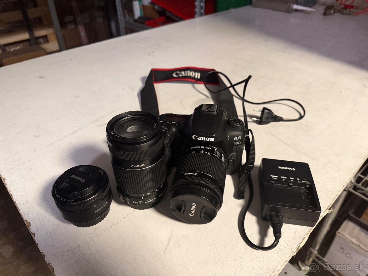 Predám Canon eos 90D plus príslušenstvo