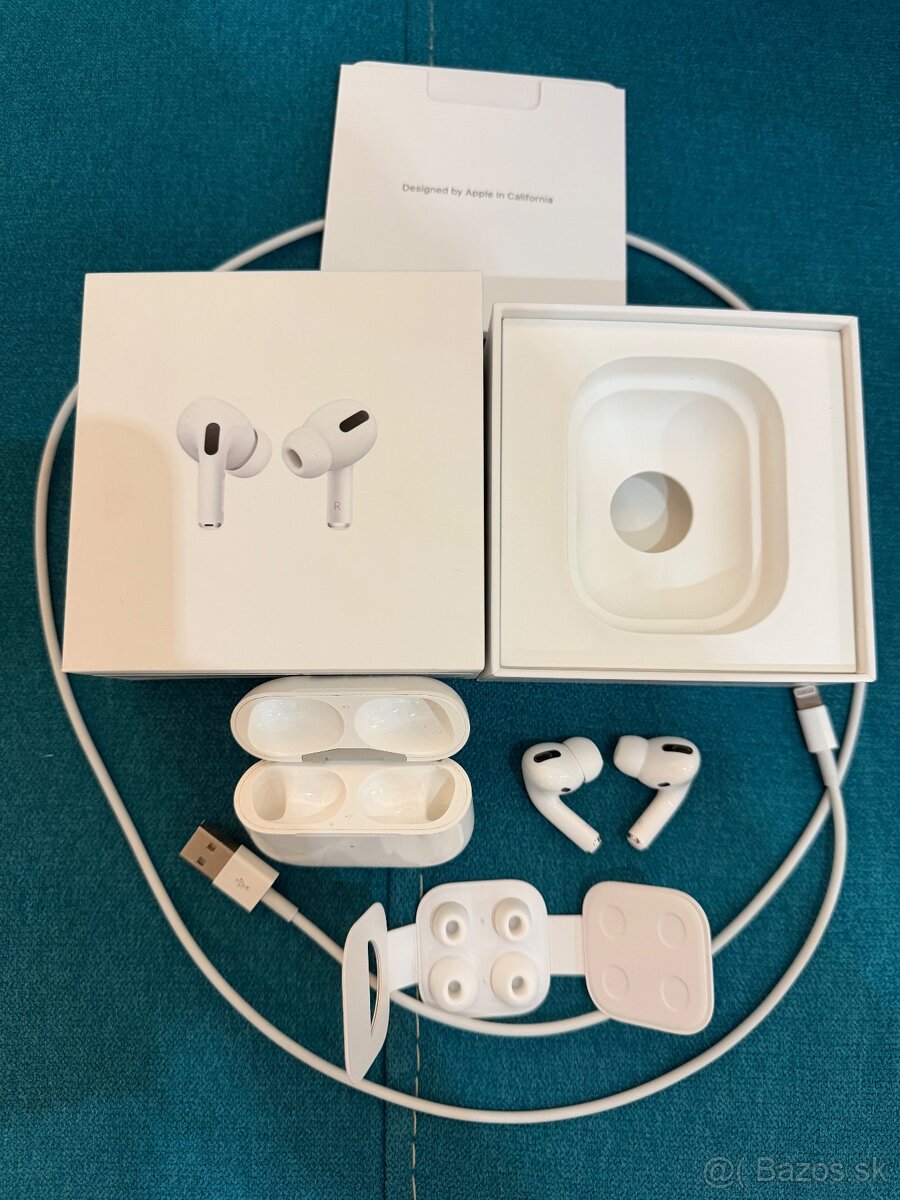 Apple AirPods Pro + púzdro Magsafe + príslušenstvo