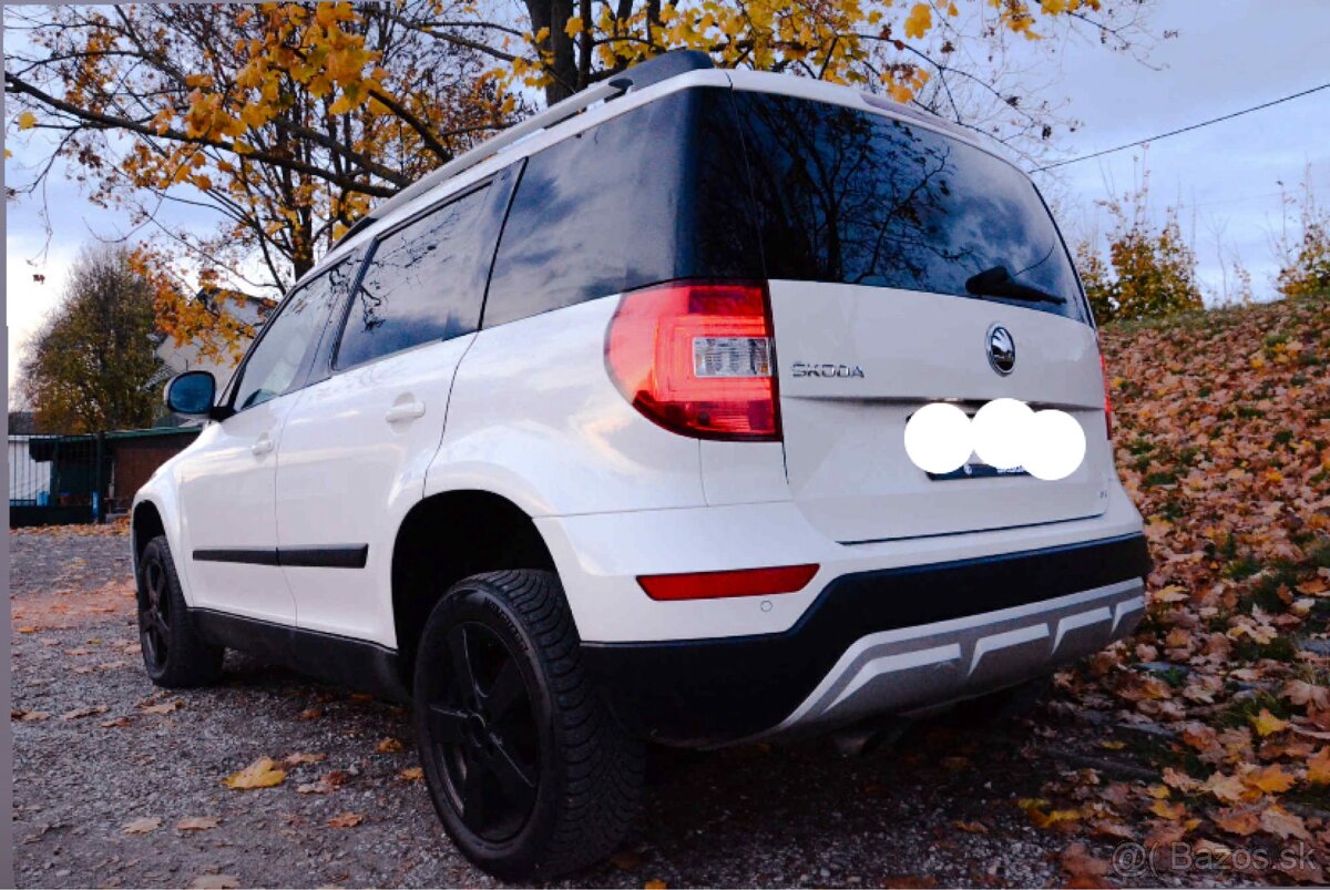 Škoda Yeti 2.0tdi 4x4 2017 130xxxkm tažné zariadenie