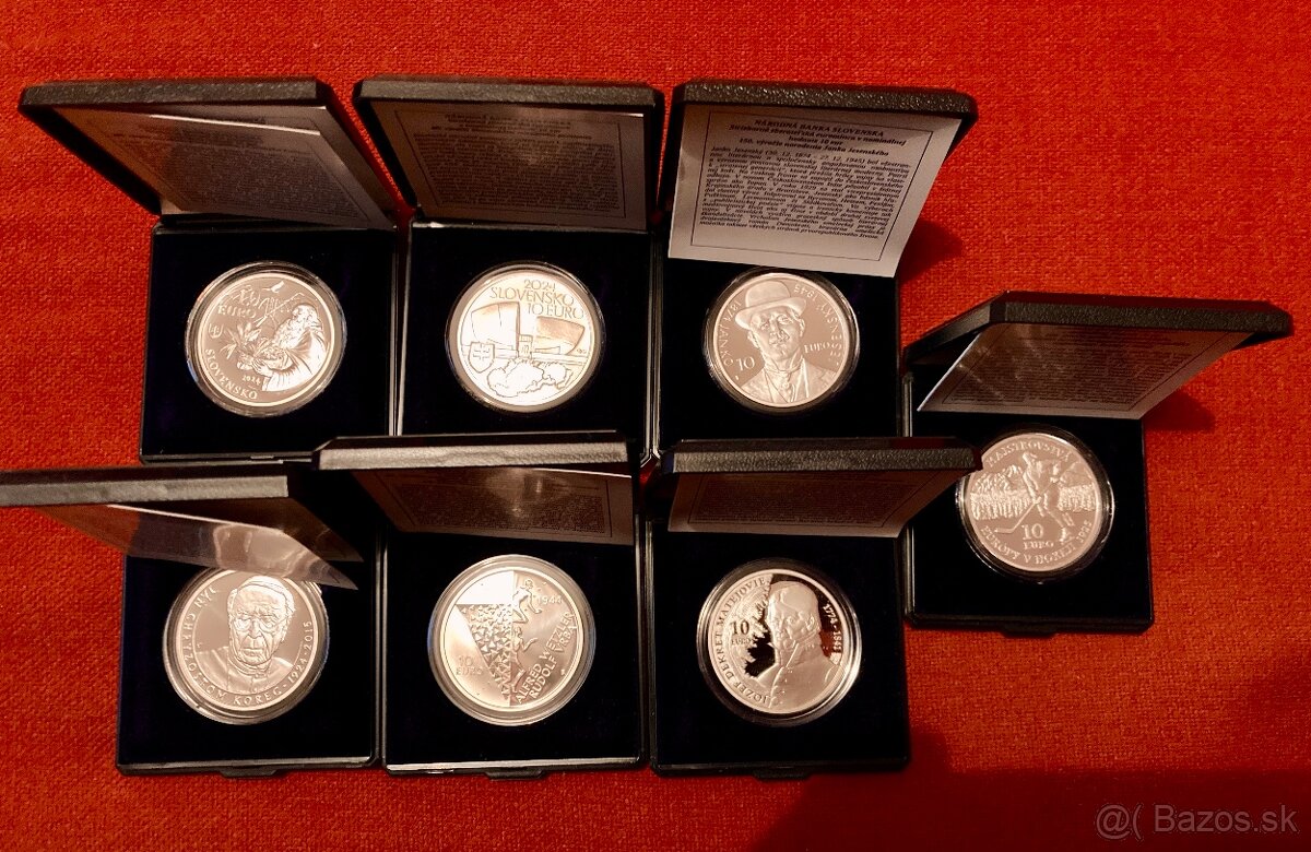 10 € proof aj BU(BK) 2024-2025 striebro